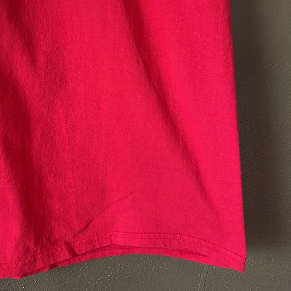 Gildan KC Chiefs World Champs 2022 Red Short-sleeve Shirt / Size Large - Picture 3 of 6